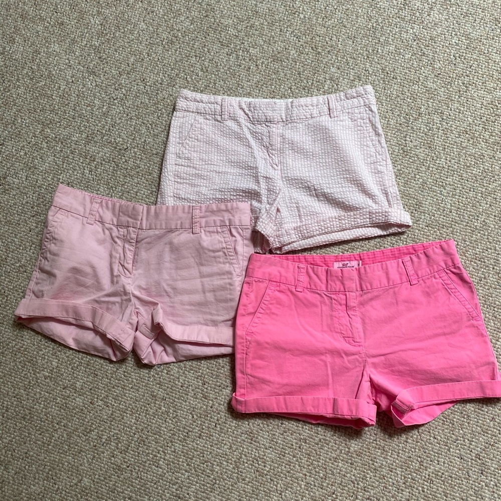 3 pairs of size 14 Vineyard vine shorts